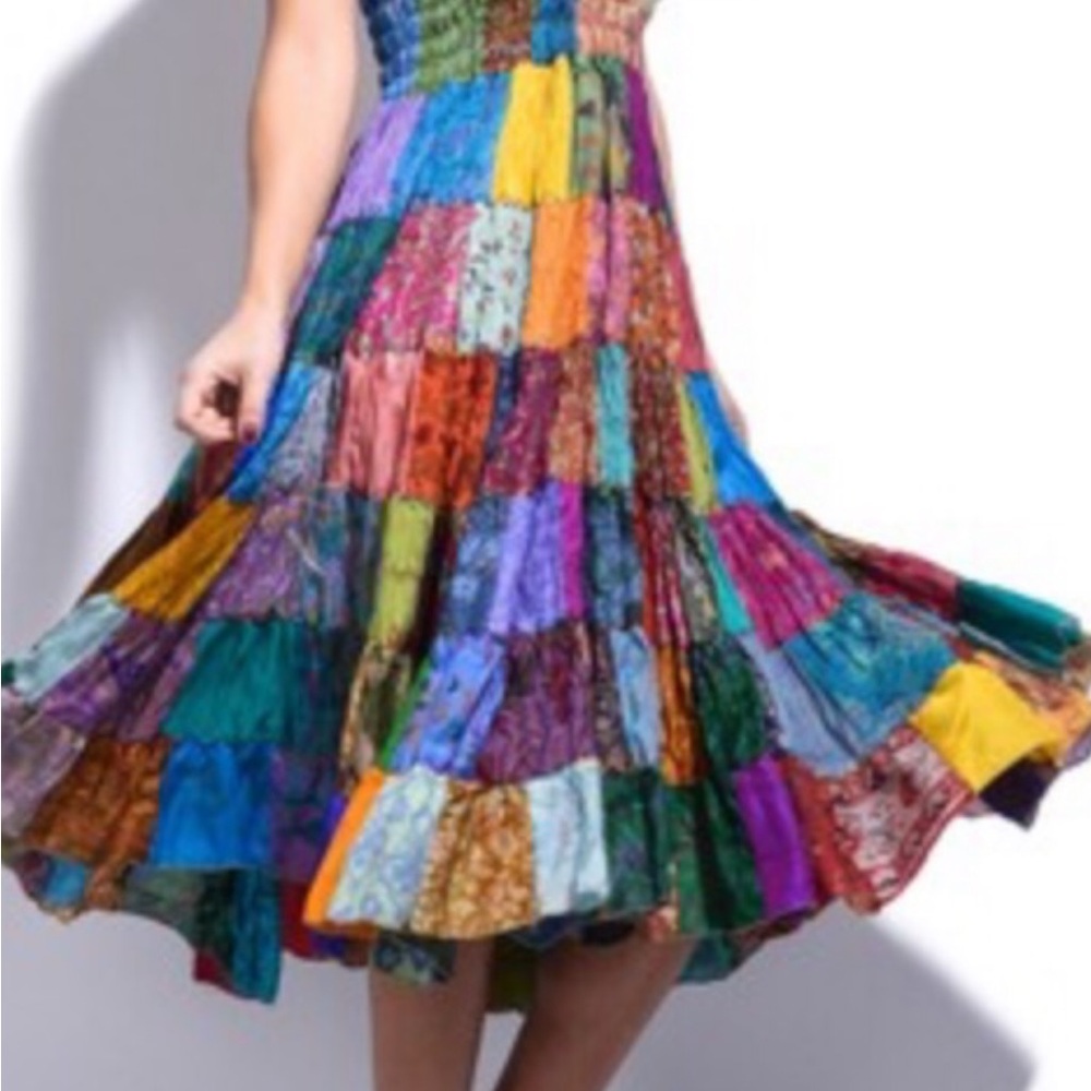 Namaste Colorful Patchwork dress